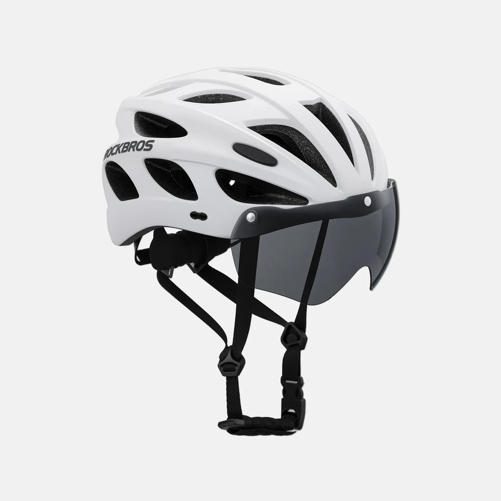 Pottier Bike Helmet with Visor and Goggles