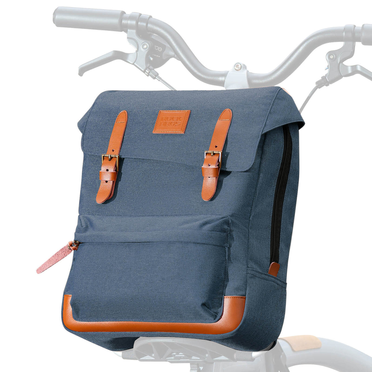 Folding Bike Handlebar Bag Backpack - 8.3L