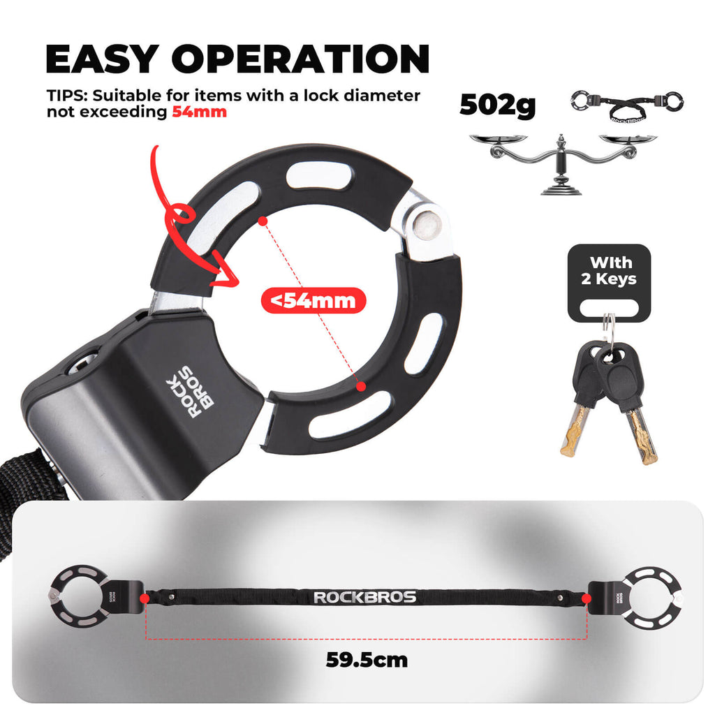 Scooter Chain Lock