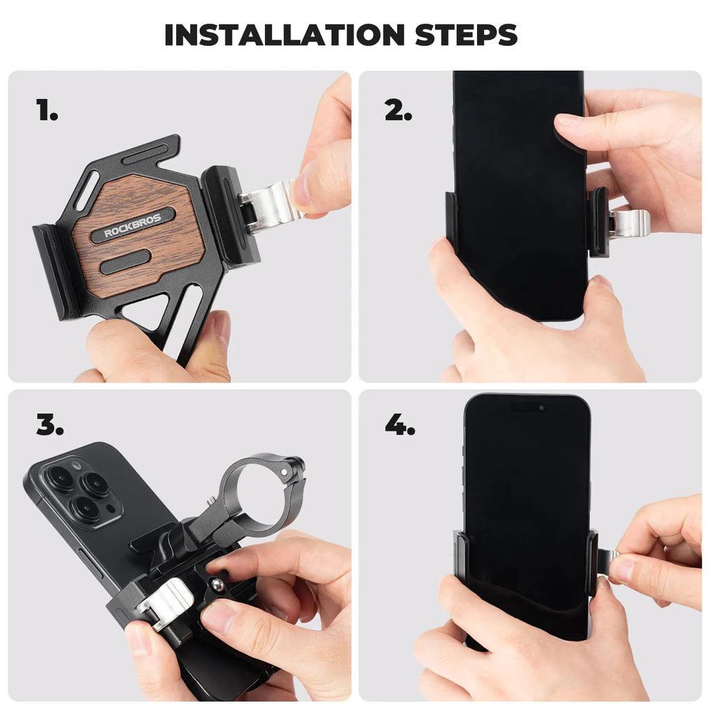 Lightweight Quick-Release Phone Mount