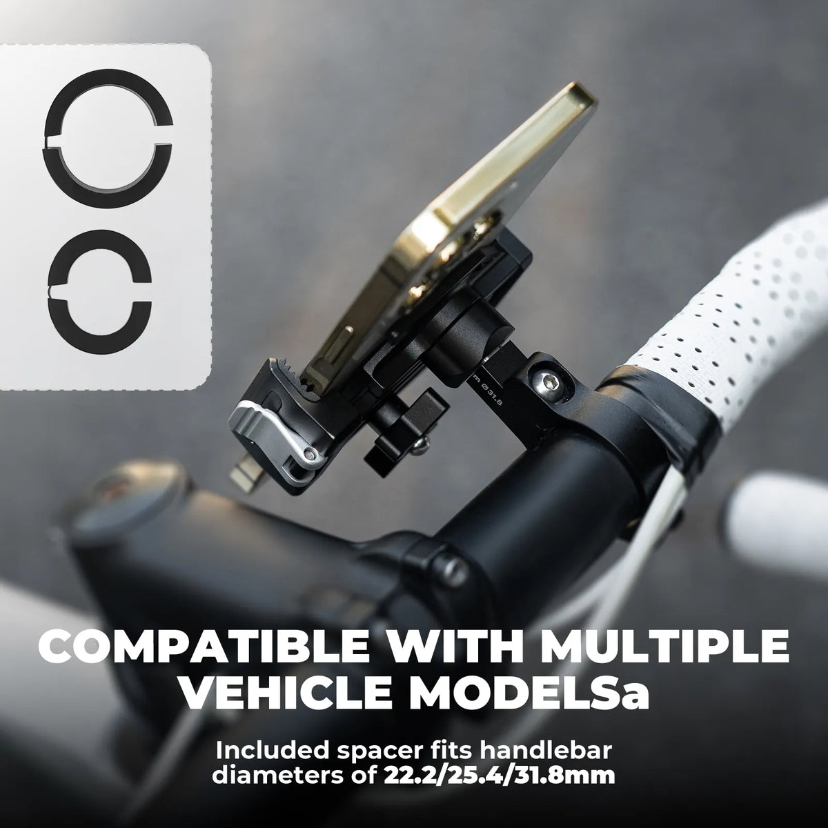 Lightweight Quick-Release Phone Mount