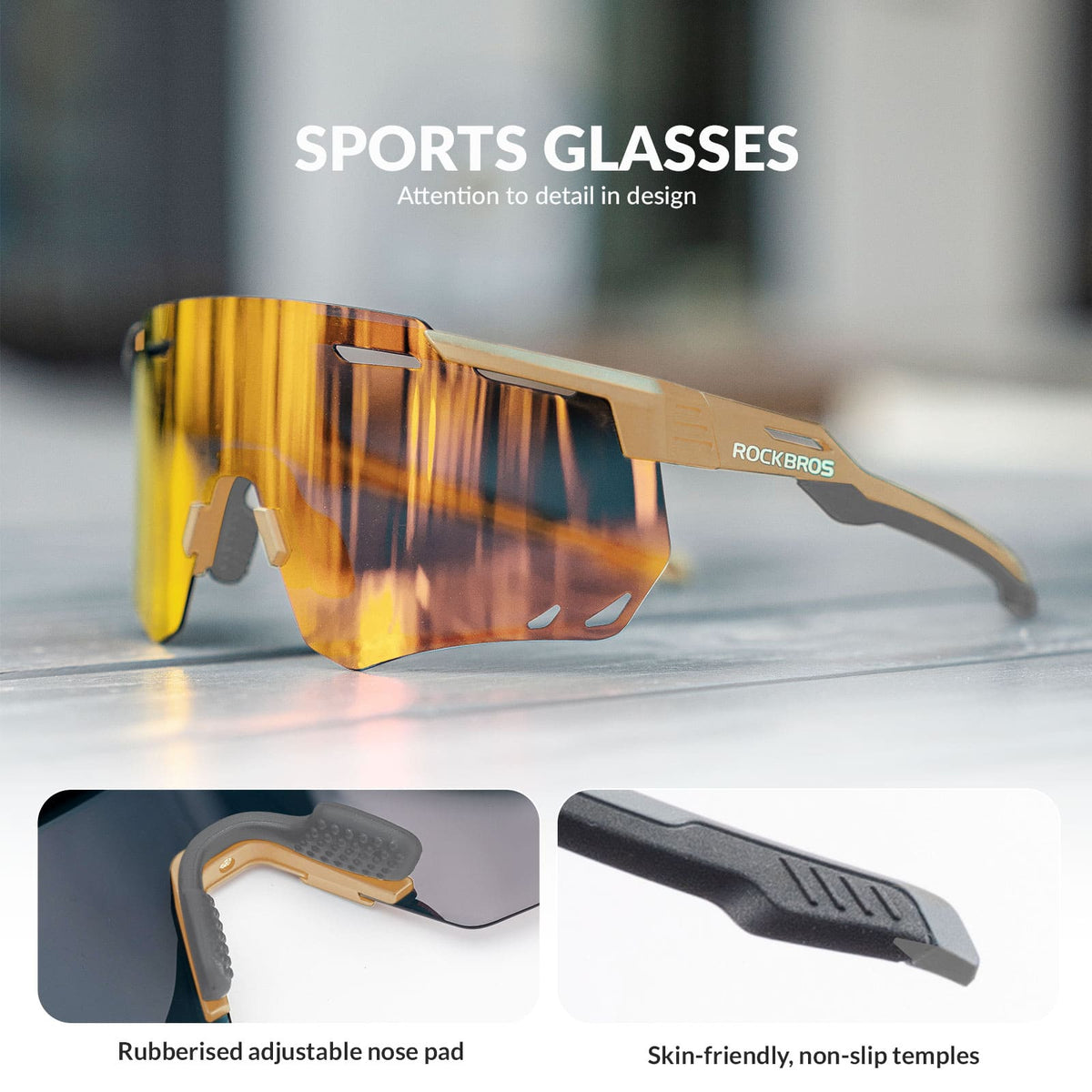 Photochromic Windproof Cycling Glasses