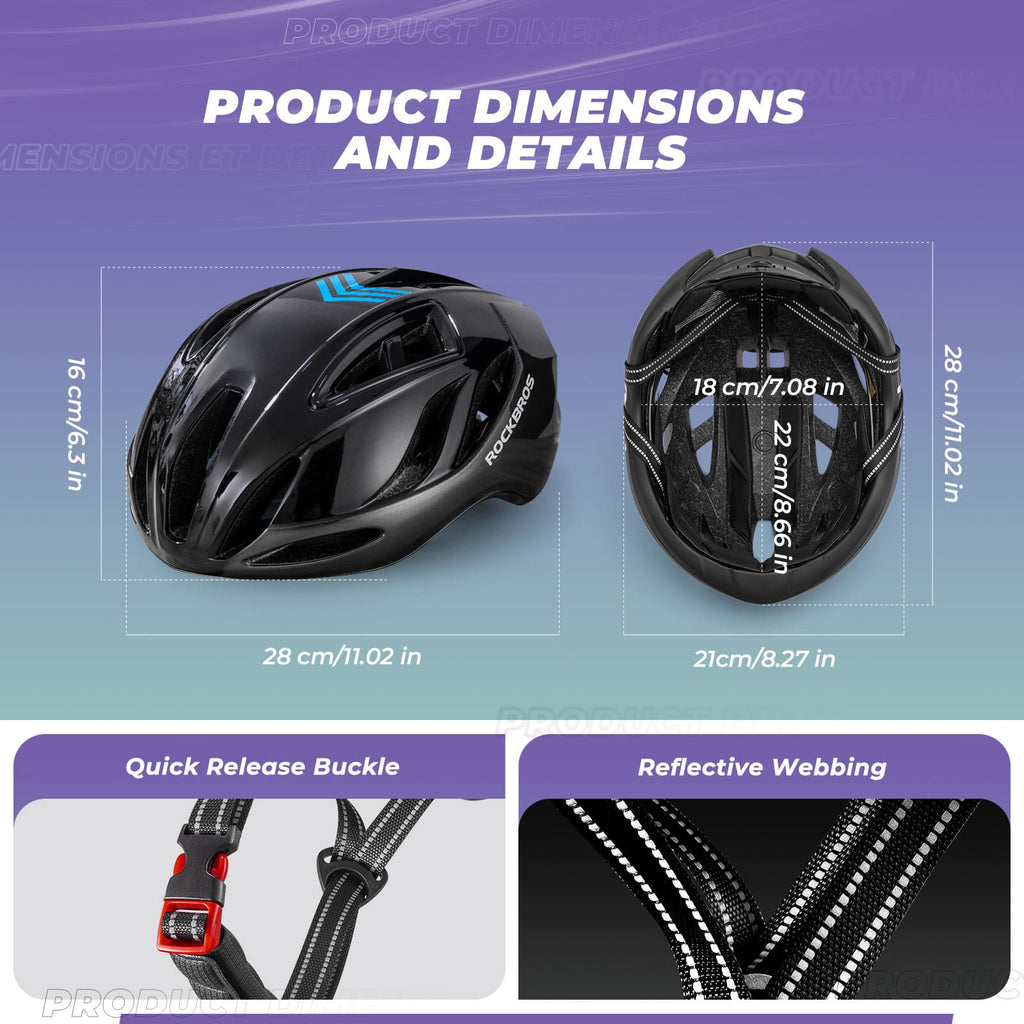 Ultra-Light In-Mold Bicycle Safety Helmet