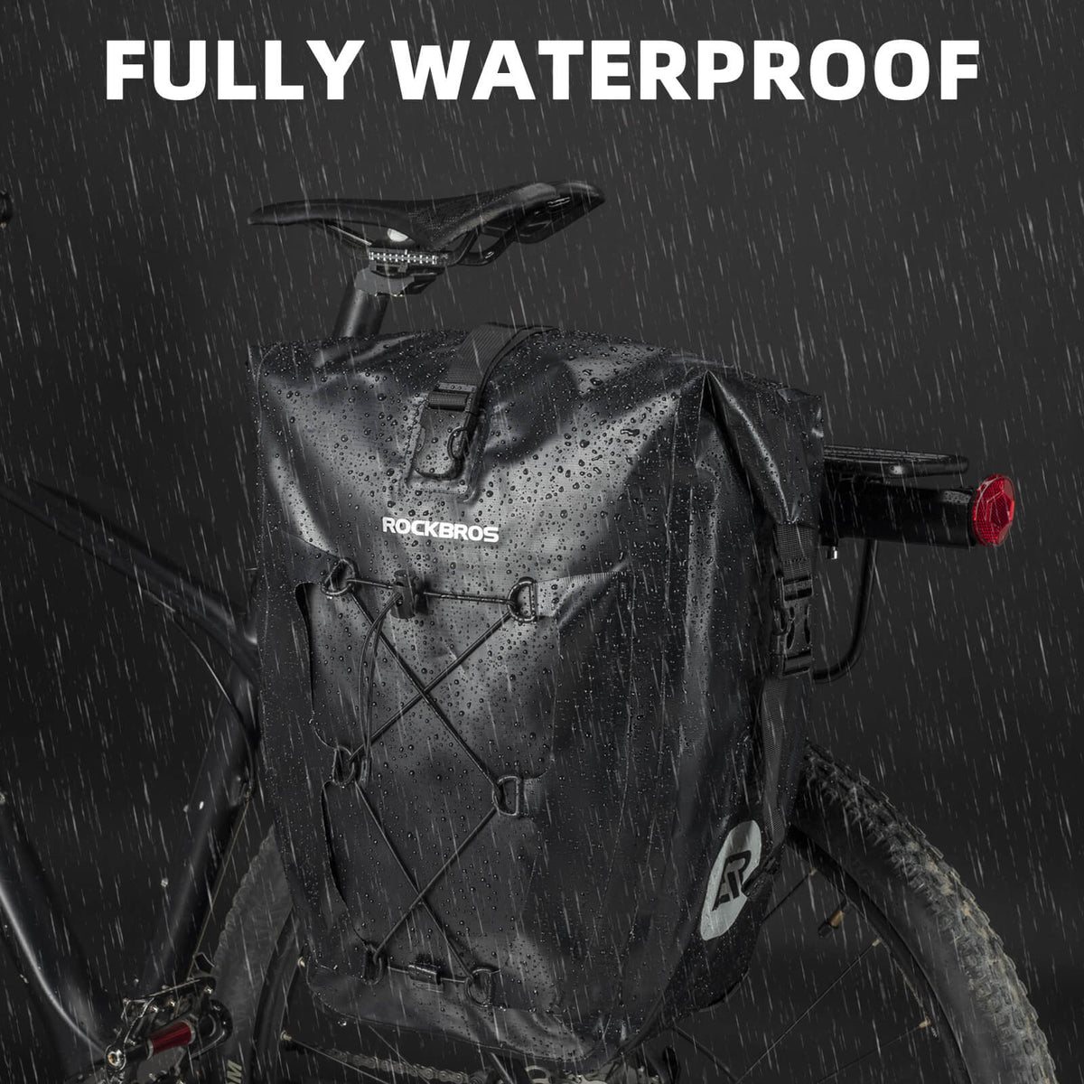 Fully Waterproof Bike Pannier Large Capacity