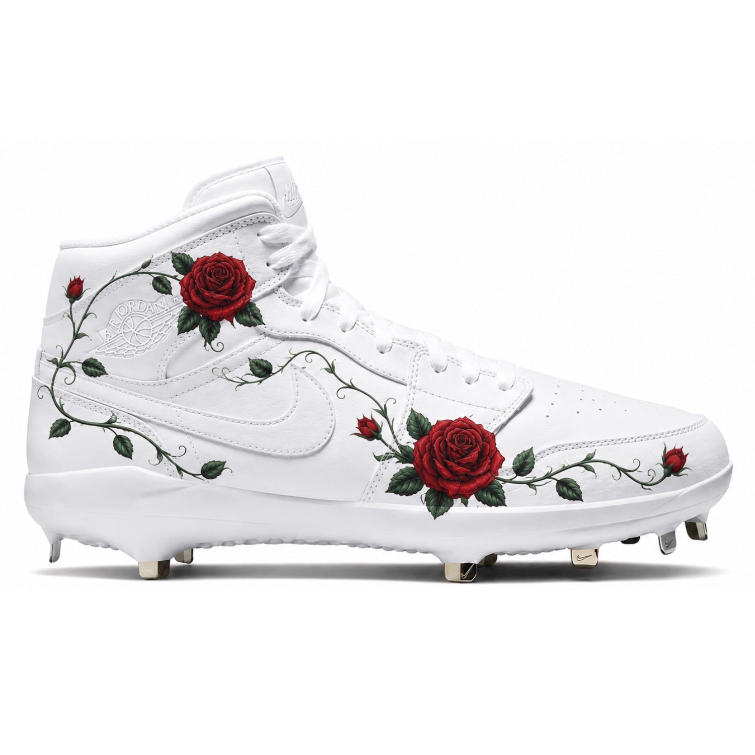 "Rose Vine" Jordan 1 Retro Cleats