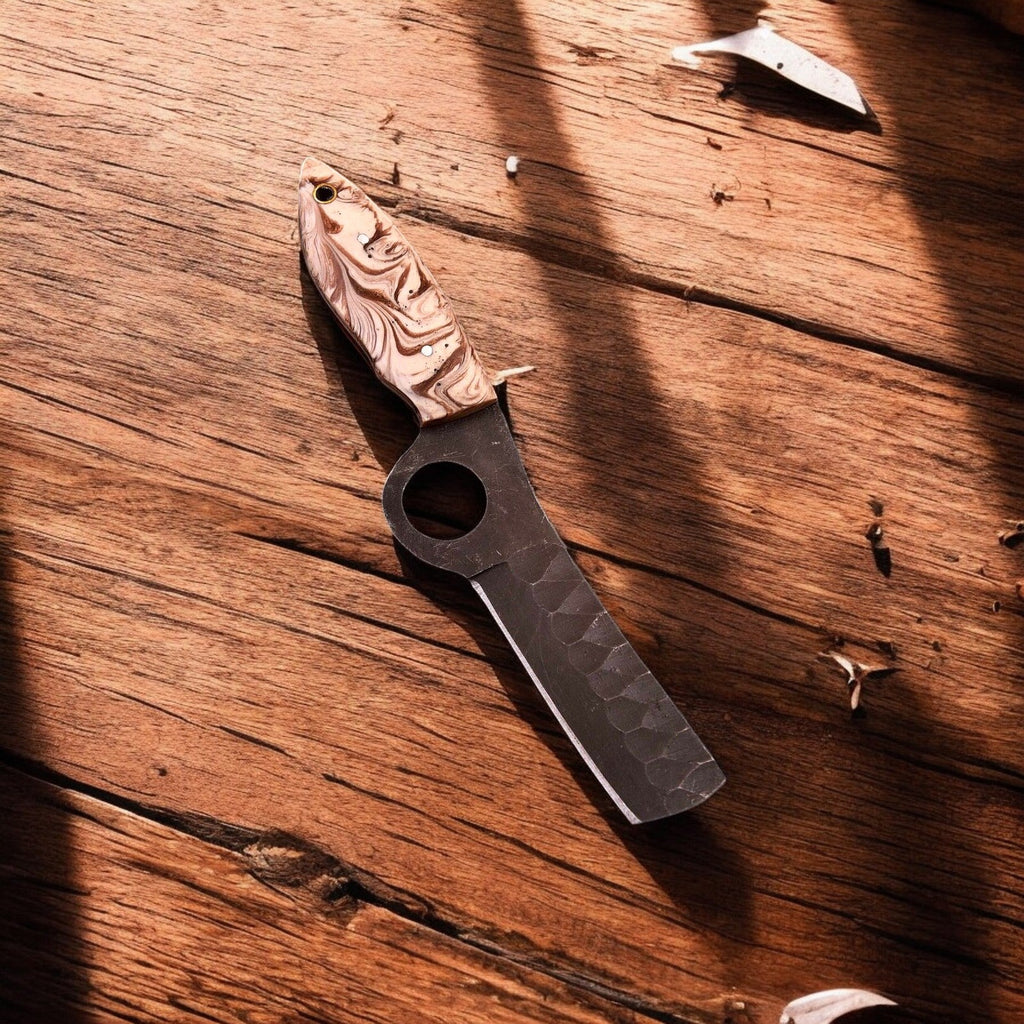 Handmade Bull Cutter Knife – High-Carbon Steel Blade