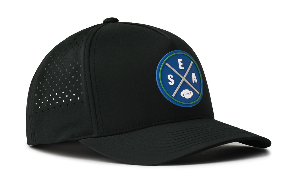 Seattle Football Performance 5-Panel Hat  |  Royal Blue SEA X Flexfit Snapback