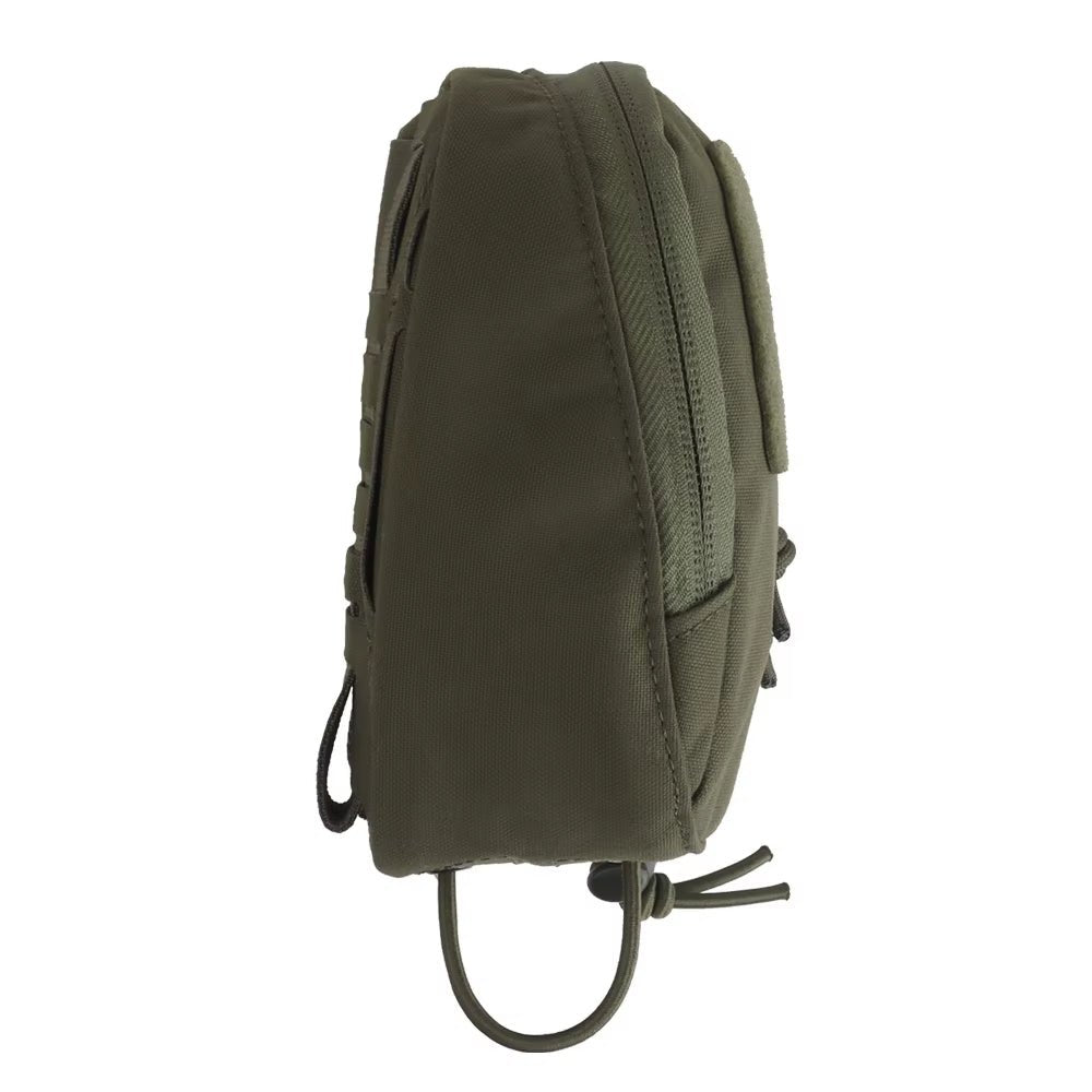 Signal & Steel AG Double-Zipper Utility Pouch – MOLLE Tactical Storage Pouch for Airsoft Gear