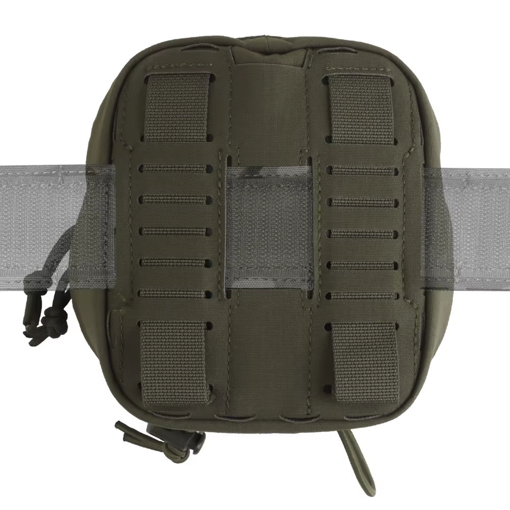 Signal & Steel AG Double-Zipper Utility Pouch – MOLLE Tactical Storage Pouch for Airsoft Gear
