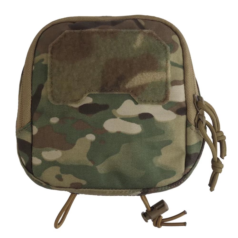 Signal & Steel AG Double-Zipper Utility Pouch – MOLLE Tactical Storage Pouch for Airsoft Gear