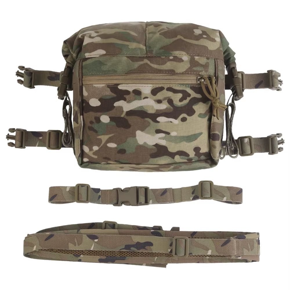 Signal & Steel Alpha Modular Chest Rig Kit – Tactical MOLLE Chest Rig with Expansion Backpack