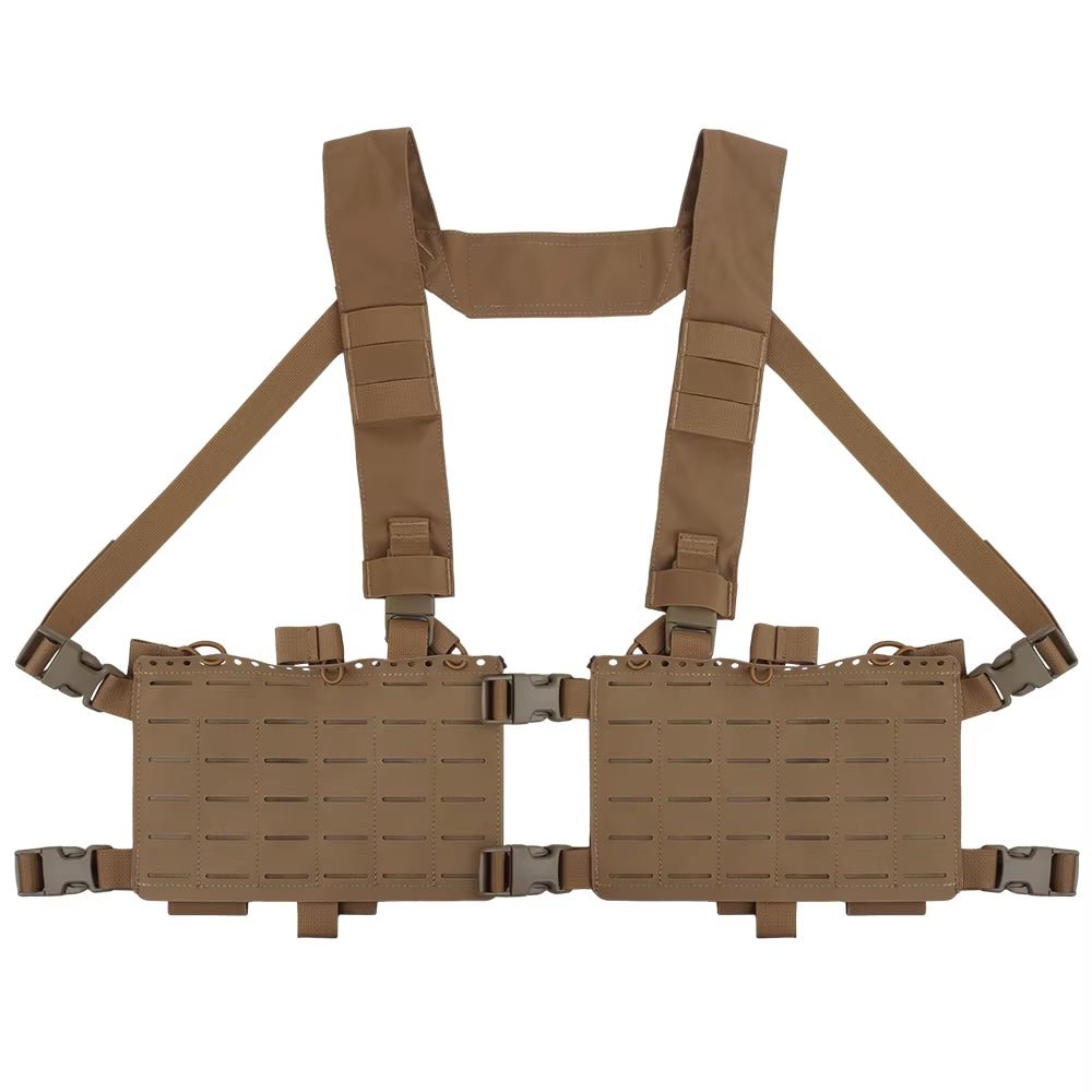 Signal & Steel Alpha Modular Chest Rig Kit – Tactical MOLLE Chest Rig with Expansion Backpack