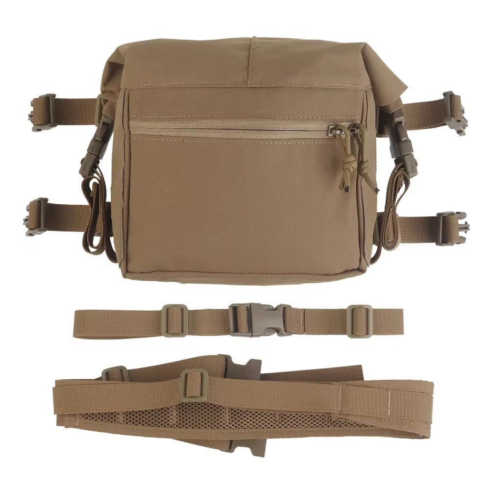 Signal & Steel Alpha Modular Chest Rig Kit – Tactical MOLLE Chest Rig with Expansion Backpack