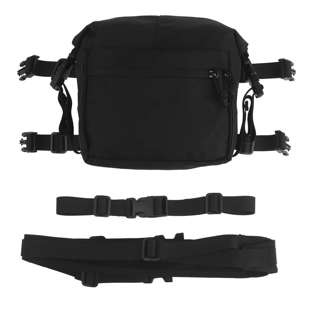 Signal & Steel Alpha Modular Chest Rig Kit – Tactical MOLLE Chest Rig with Expansion Backpack