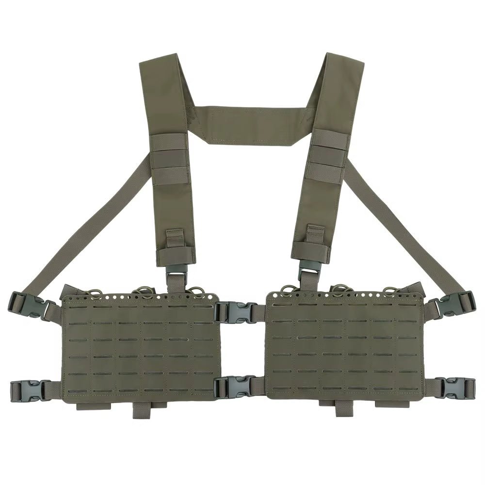 Signal & Steel Alpha Modular Chest Rig Kit – Tactical MOLLE Chest Rig with Expansion Backpack
