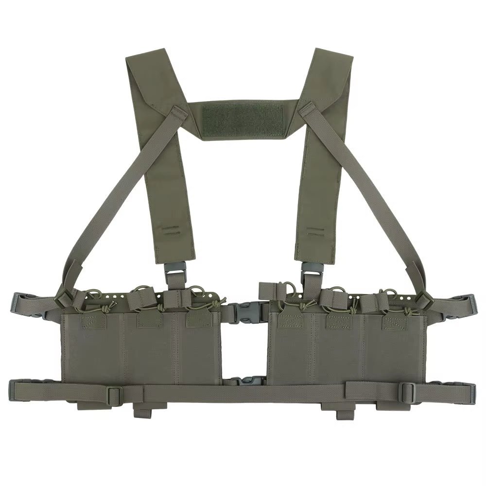 Signal & Steel Alpha Modular Chest Rig Kit – Tactical MOLLE Chest Rig with Expansion Backpack