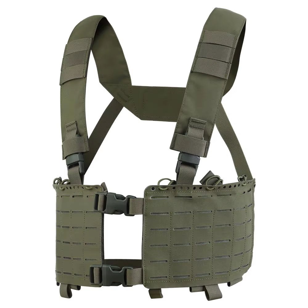 Signal & Steel Alpha Modular Chest Rig Kit – Tactical MOLLE Chest Rig with Expansion Backpack
