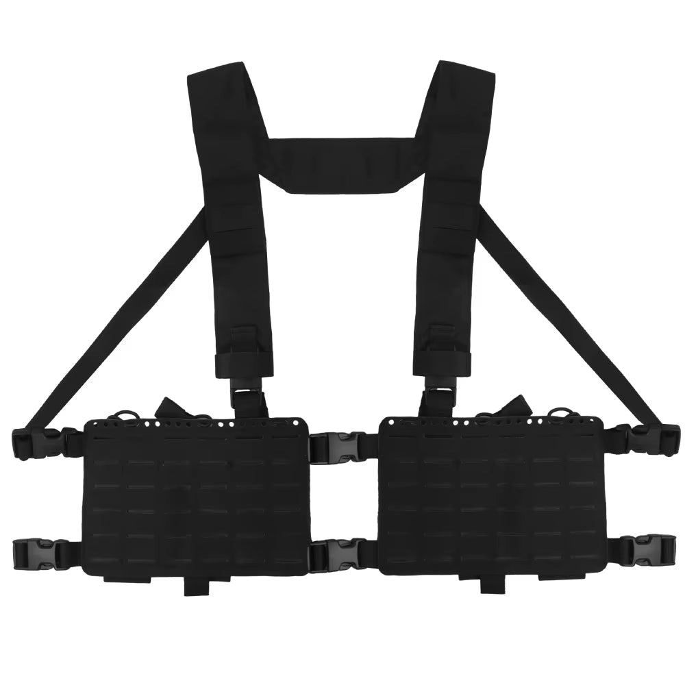 Signal & Steel Alpha Modular Chest Rig Kit – Tactical MOLLE Chest Rig with Expansion Backpack