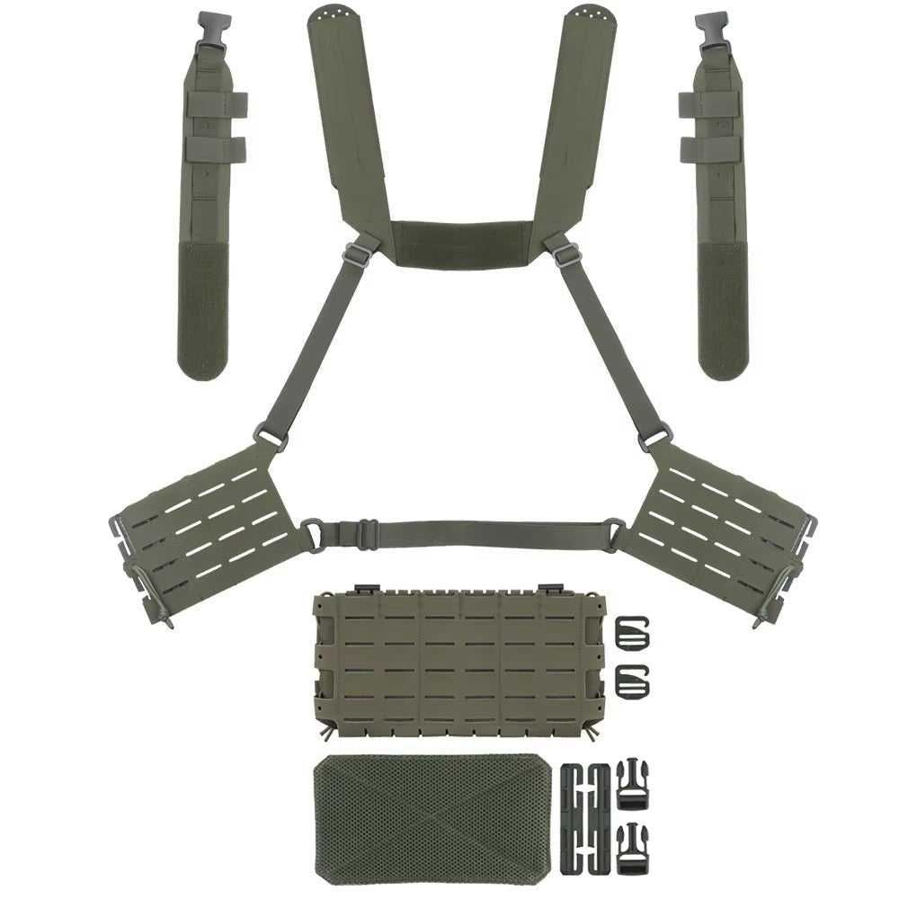 Signal & Steel ARC Gen3 Chest Rig – Quick Release MOLLE Micro Rig with Triple 5.56 Mag Pouch