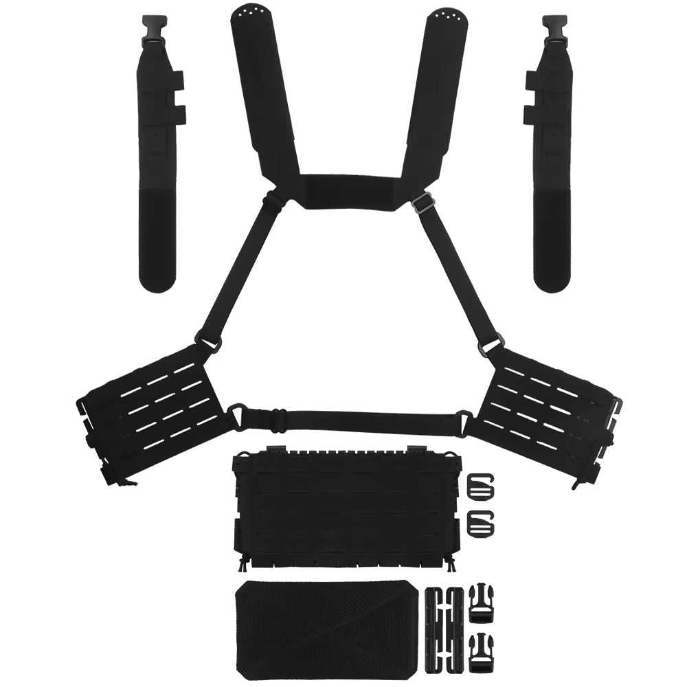 Signal & Steel ARC Gen3 Chest Rig – Quick Release MOLLE Micro Rig with Triple 5.56 Mag Pouch