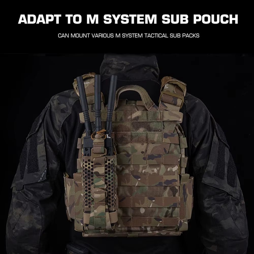 Signal & Steel ARC Universal Radio Pouch – MOLLE Walkie-Talkie Holder for Chest Rigs & Plate Carriers