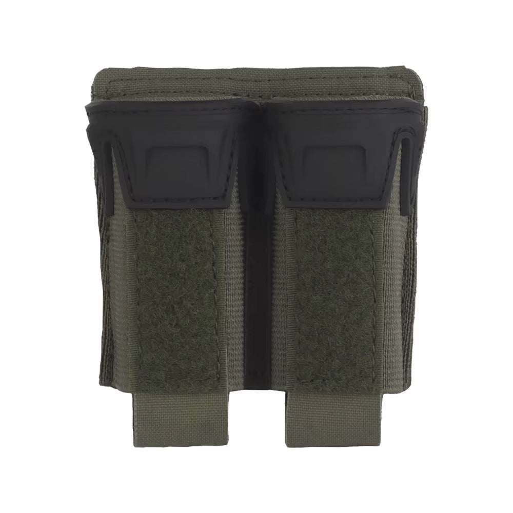 Signal & Steel Convertible 9mm Pistol Mag Pouch – MOLLE Single Magazine Holder (Covered or Open)