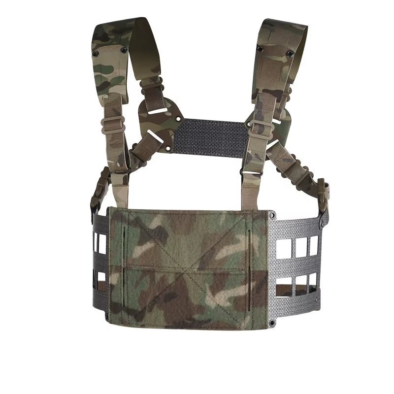 Signal & Steel Extended Chest Rig V2 – MOLLE Modular Front Rig with Admin Storage