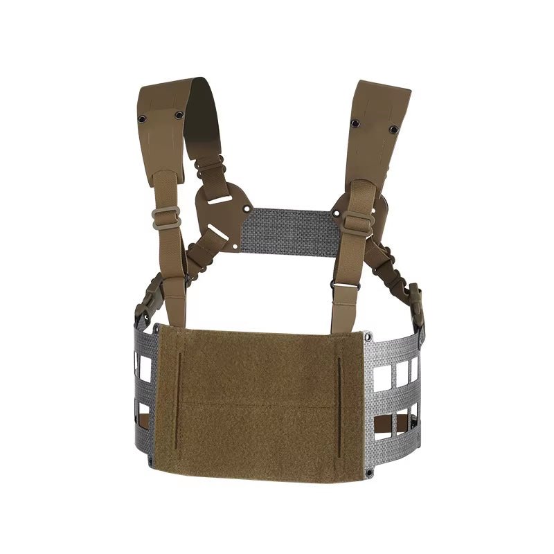 Signal & Steel Extended Chest Rig V2 – MOLLE Modular Front Rig with Admin Storage
