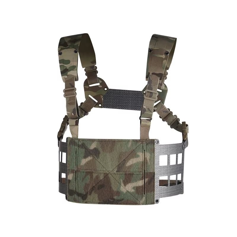Signal & Steel Extended Chest Rig V2 – MOLLE Modular Front Rig with Admin Storage