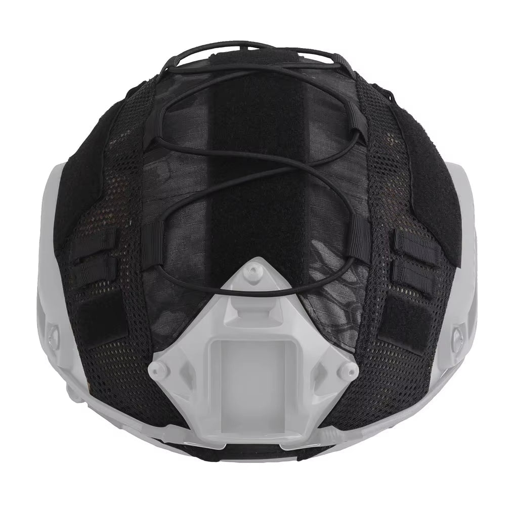 Signal & Steel FAST Helmet Camouflage Cover – Tactical Airsoft Helmet Cover with Elastic Retention