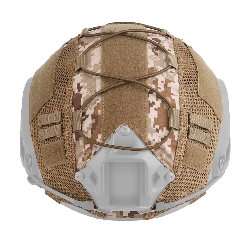 Signal & Steel FAST Helmet Camouflage Cover – Tactical Airsoft Helmet Cover with Elastic Retention