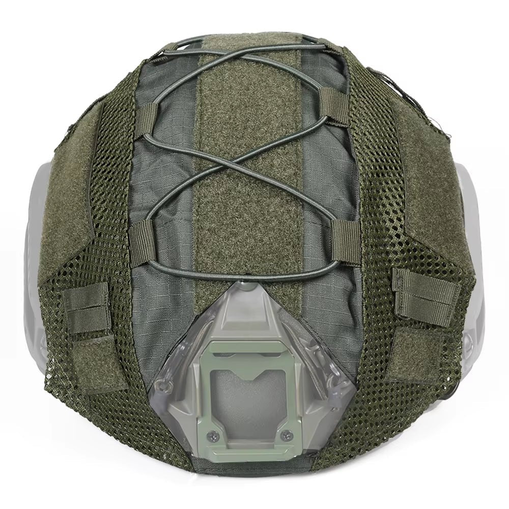 Signal & Steel FAST Helmet Camouflage Cover – Tactical Airsoft Helmet Cover with Elastic Retention