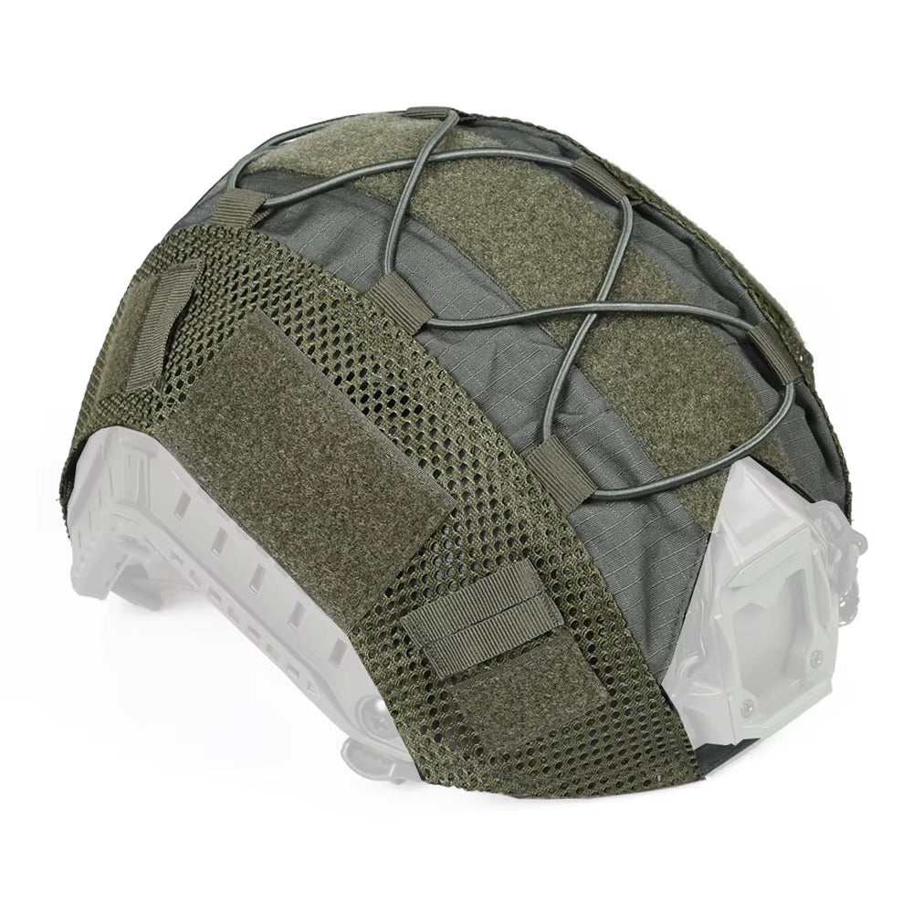 Signal & Steel FAST Helmet Camouflage Cover – Tactical Airsoft Helmet Cover with Elastic Retention