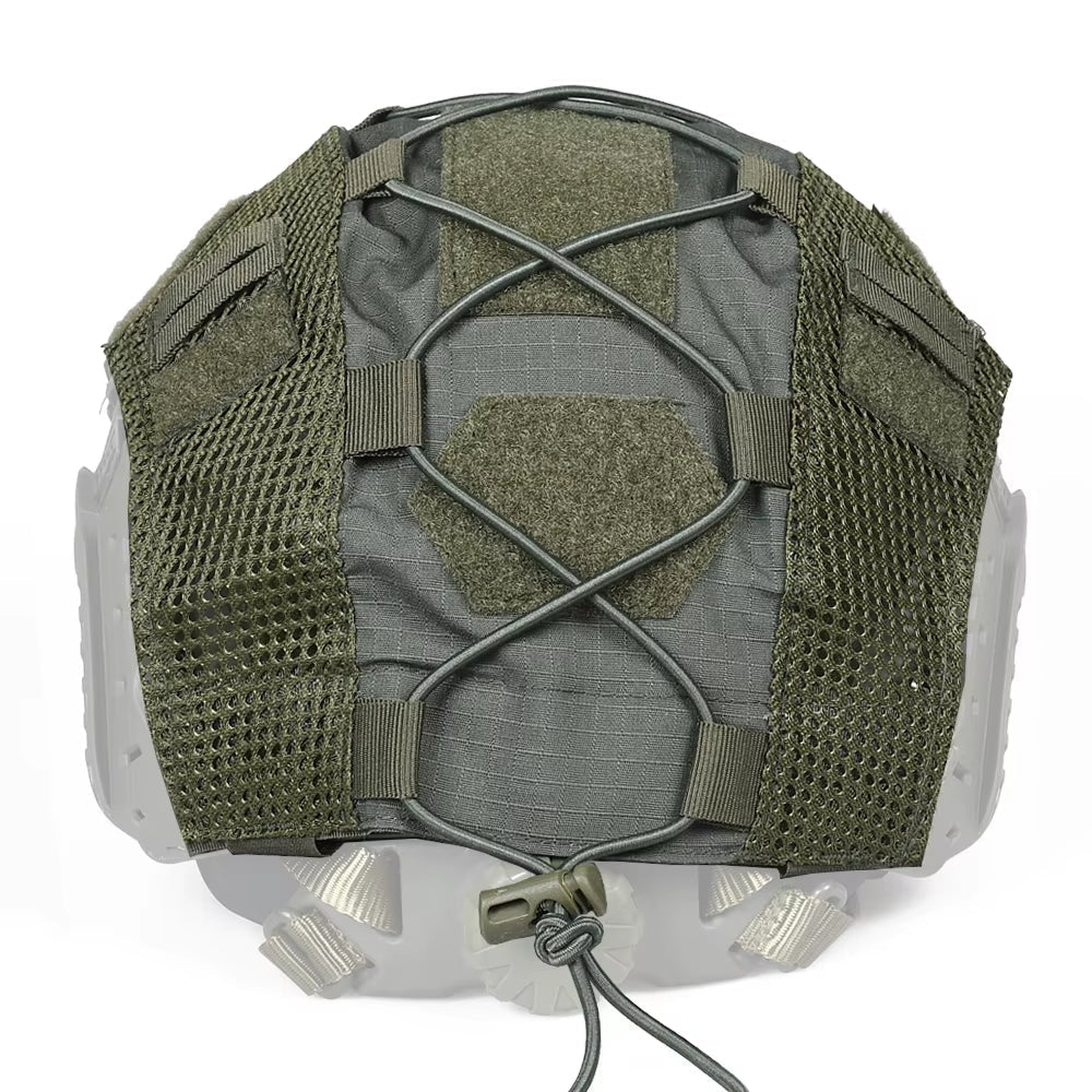 Signal & Steel FAST Helmet Camouflage Cover – Tactical Airsoft Helmet Cover with Elastic Retention