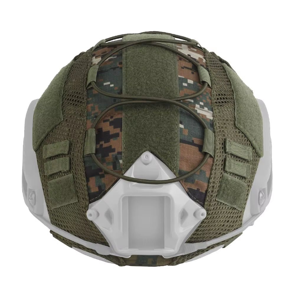 Signal & Steel FAST Helmet Camouflage Cover – Tactical Airsoft Helmet Cover with Elastic Retention