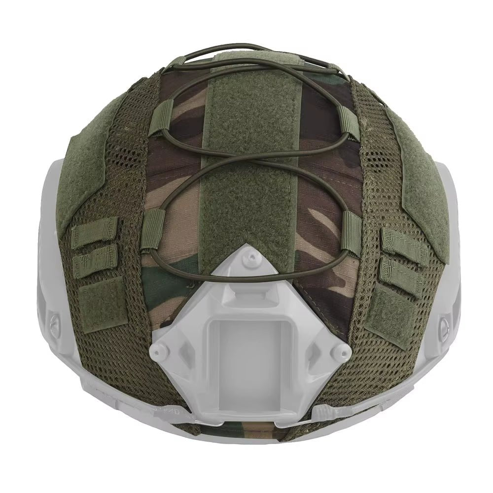 Signal & Steel FAST Helmet Camouflage Cover – Tactical Airsoft Helmet Cover with Elastic Retention