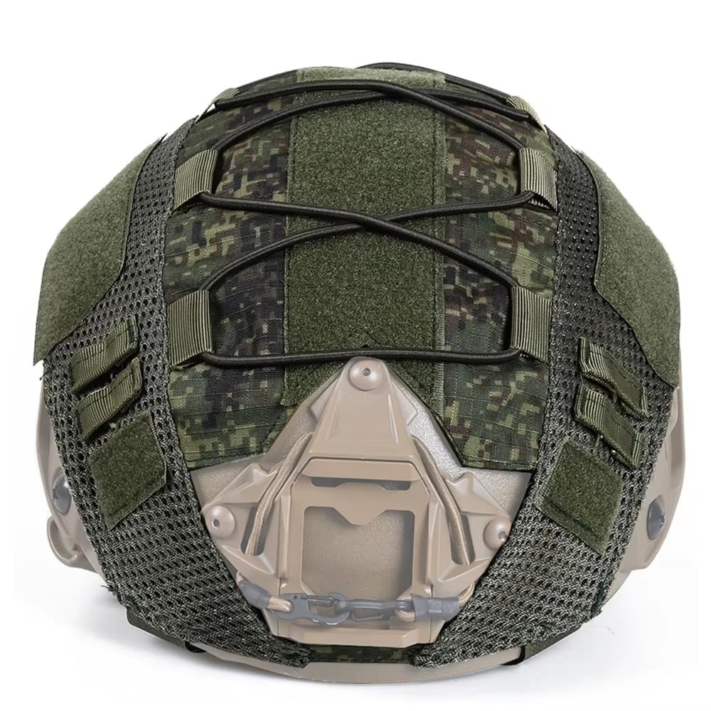 Signal & Steel FAST Helmet Camouflage Cover – Tactical Airsoft Helmet Cover with Elastic Retention