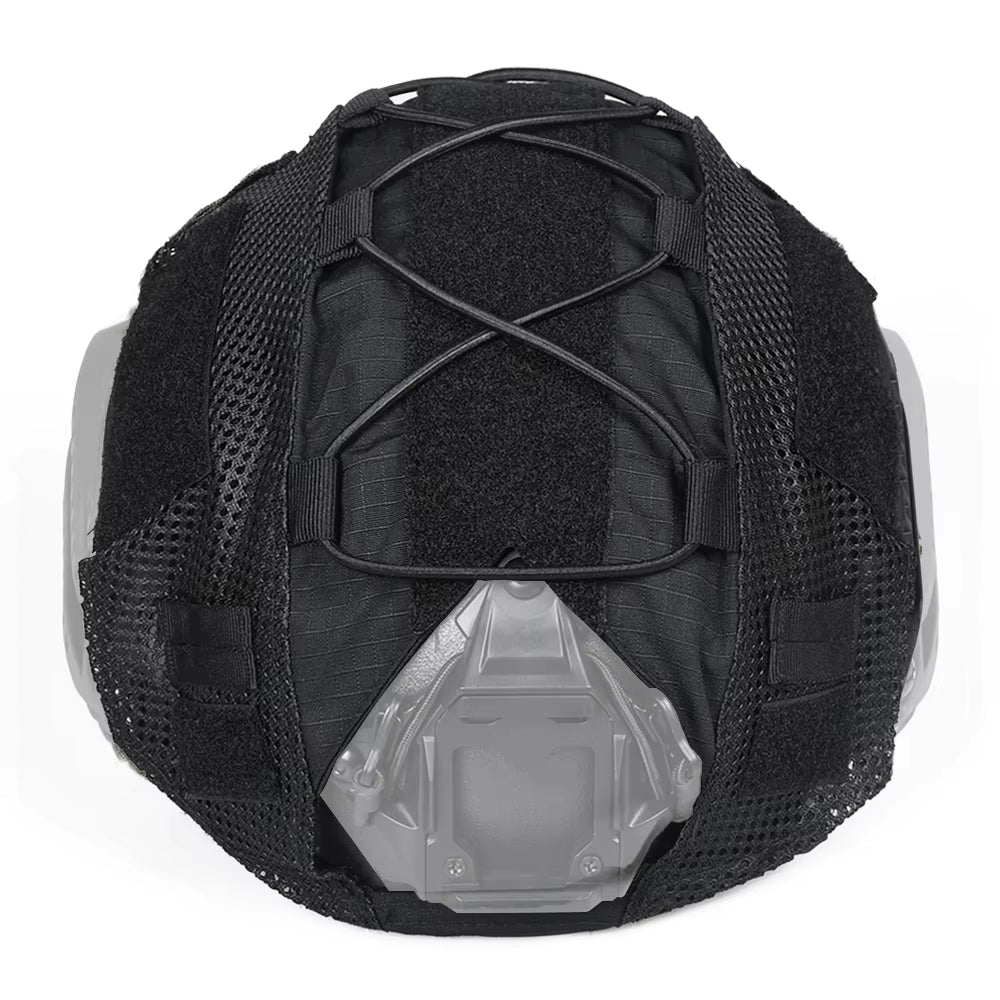Signal & Steel FAST Helmet Camouflage Cover – Tactical Airsoft Helmet Cover with Elastic Retention