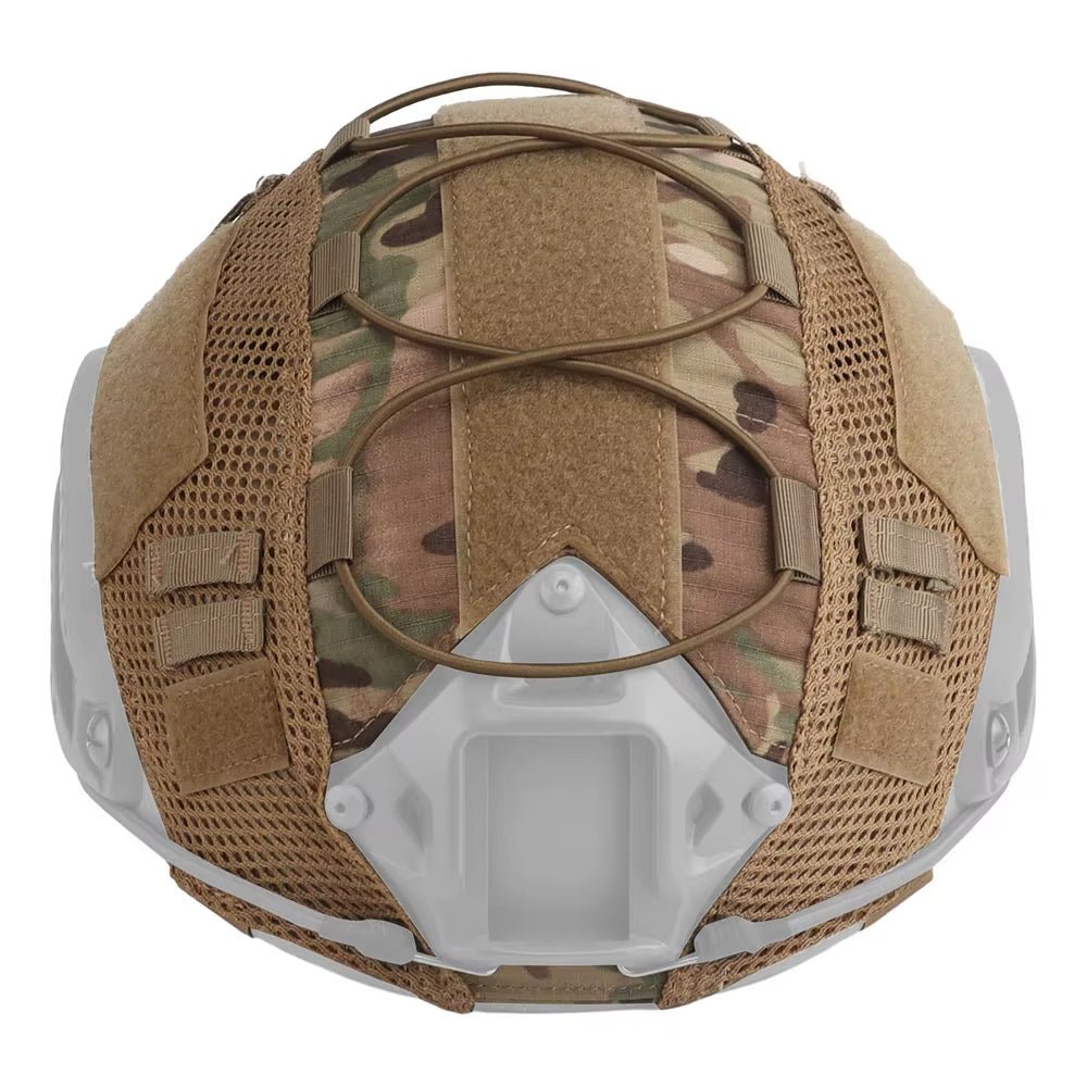 Signal & Steel FAST Helmet Camouflage Cover – Tactical Airsoft Helmet Cover with Elastic Retention