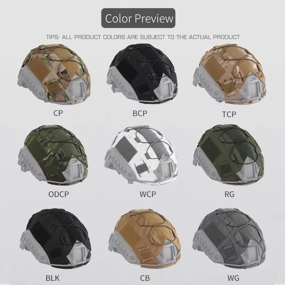 Signal & Steel FAST Helmet Cover – Tactical Airsoft Helmet Camouflage Cover