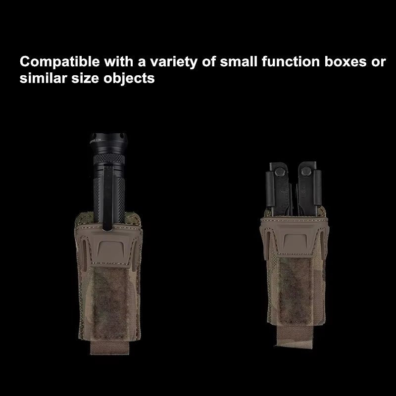 Signal & Steel K-Type 9mm Single Mag Pouch – MOLLE Pistol Magazine Holder (Convertible Open or Covered)