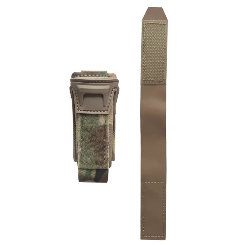 Signal & Steel K-Type 9mm Single Mag Pouch – MOLLE Pistol Magazine Holder (Convertible Open or Covered)