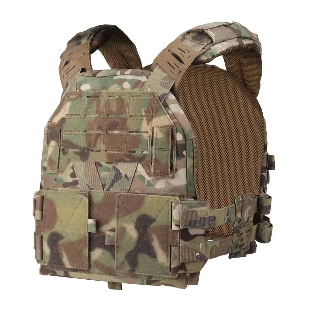 Signal & Steel KZ Lightweight Plate Carrier – MOLLE Tactical Vest with Quick Release (Airsoft Loadout)