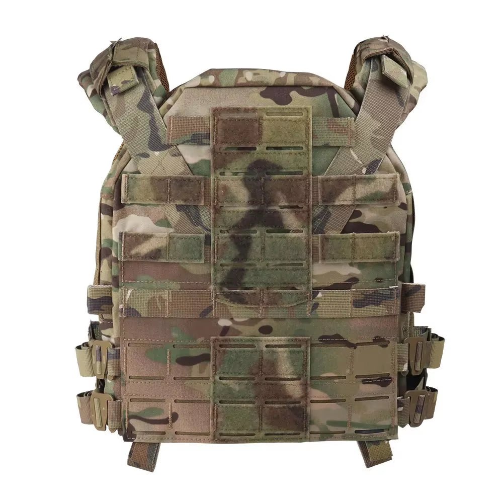 Signal & Steel KZ Lightweight Plate Carrier – MOLLE Tactical Vest with Quick Release (Airsoft Loadout)