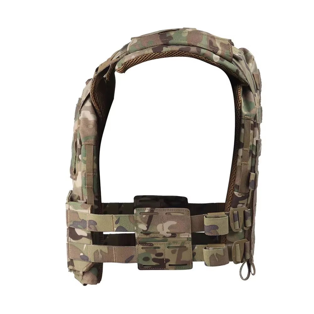 Signal & Steel KZ Lightweight Plate Carrier – MOLLE Tactical Vest with Quick Release (Airsoft Loadout)