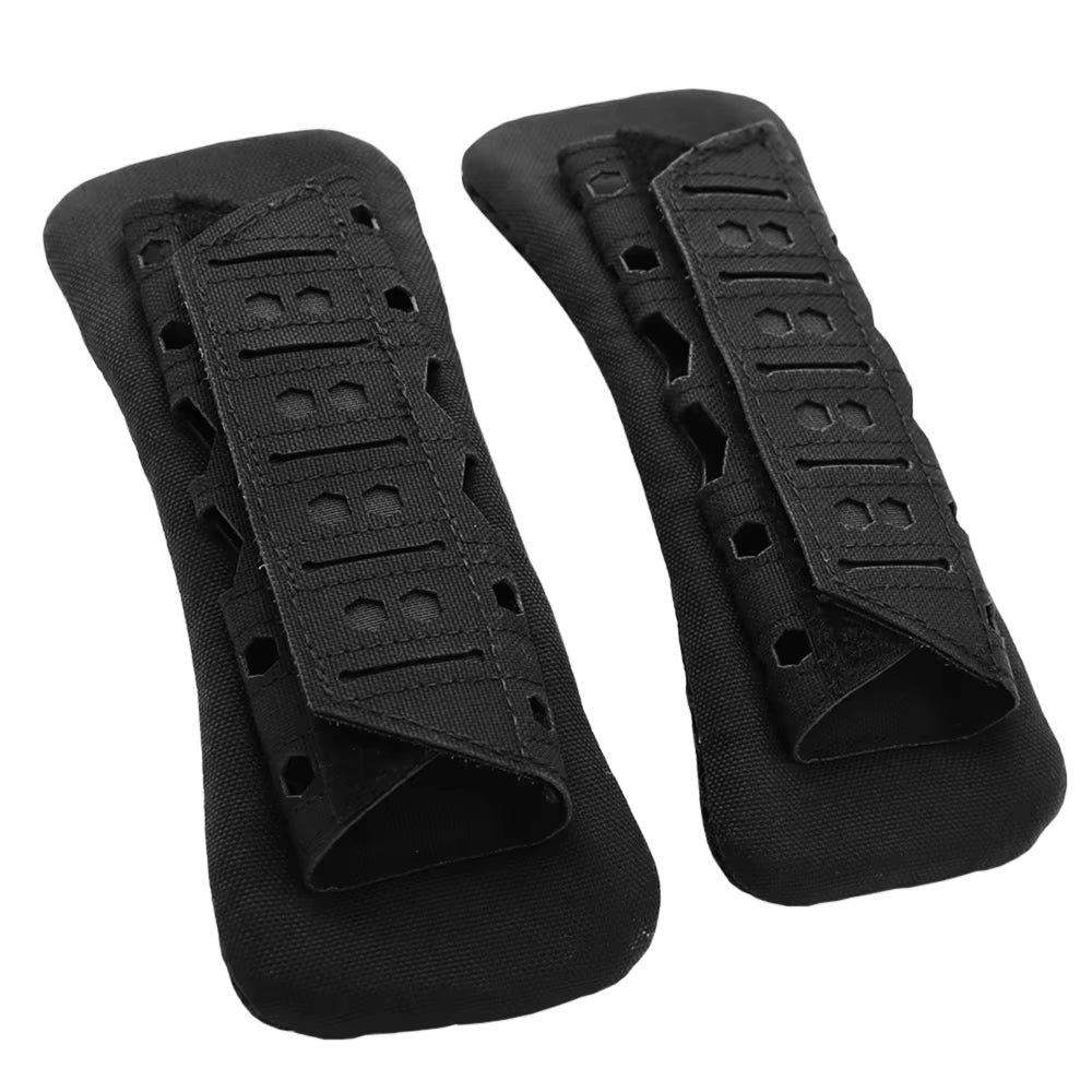 Signal & Steel Laser-Cut Tactical Shoulder Pads – Breathable Mesh Plate Carrier Strap Cushions