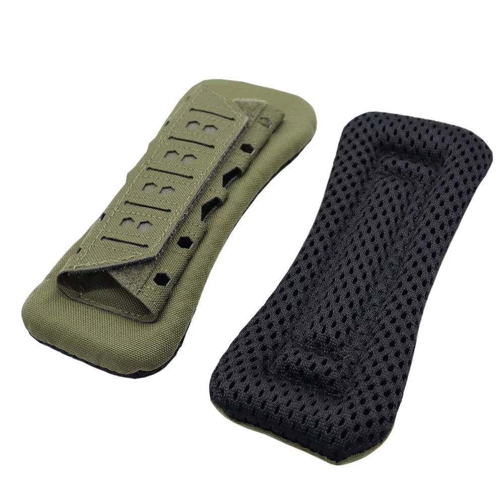 Signal & Steel Laser-Cut Tactical Shoulder Pads – Breathable Mesh Plate Carrier Strap Cushions
