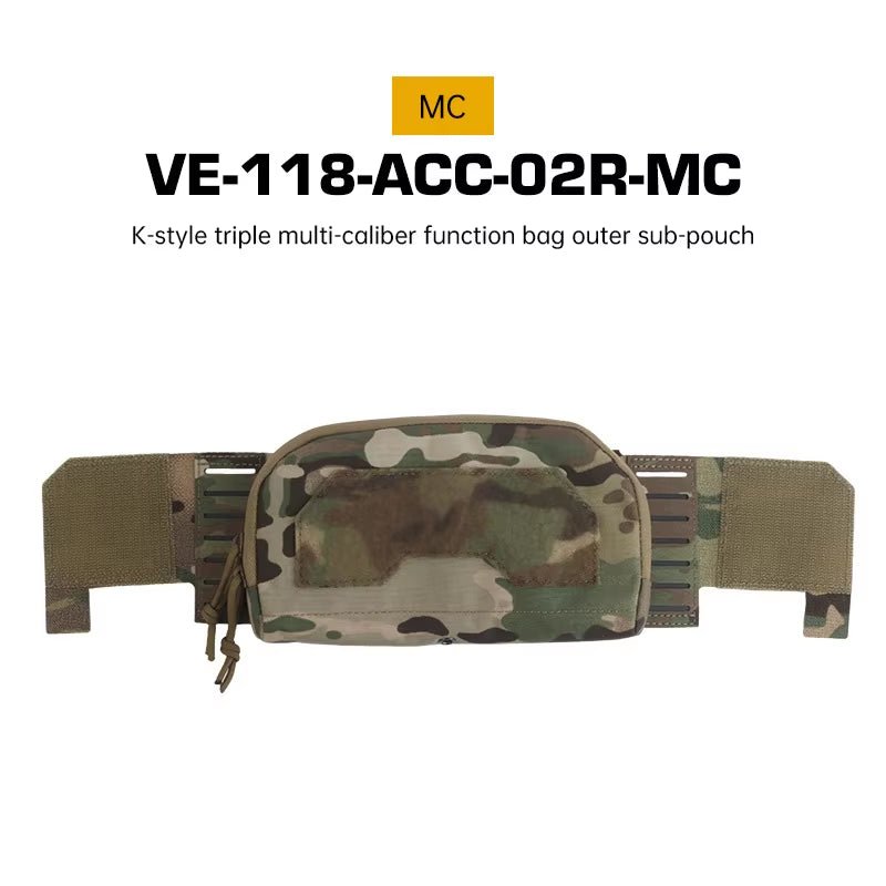 Signal & Steel Layered Admin Pouch – Front Storage Panel for Triple Mag Pouches & Plate Carriers