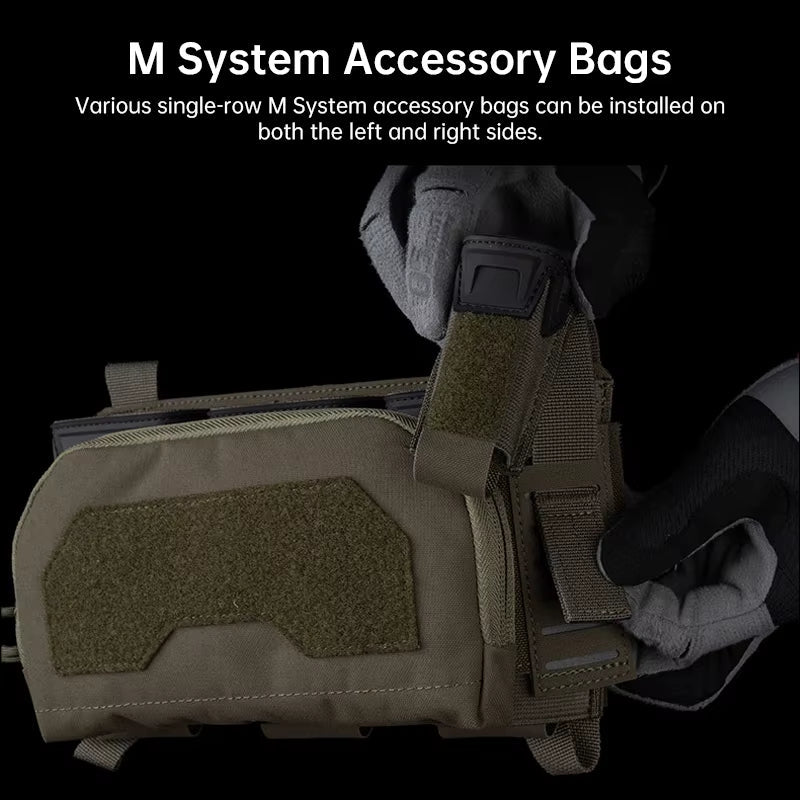Signal & Steel Layered Admin Pouch – Front Storage Panel for Triple Mag Pouches & Plate Carriers