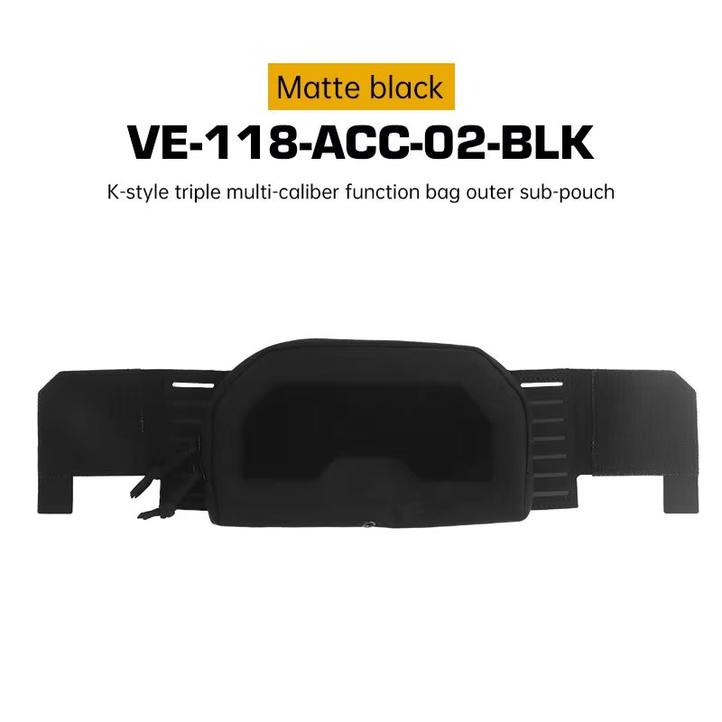 Signal & Steel Layered Admin Pouch – Front Storage Panel for Triple Mag Pouches & Plate Carriers